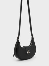 Charles & Ke*th - Trice Metallic Accent Belted Shoulder Bag